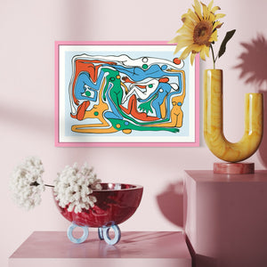 ECSTATIC NUDES 3 Blue Print