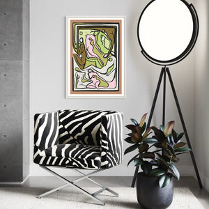ECSTATIC NUDES 5 GREEN Print