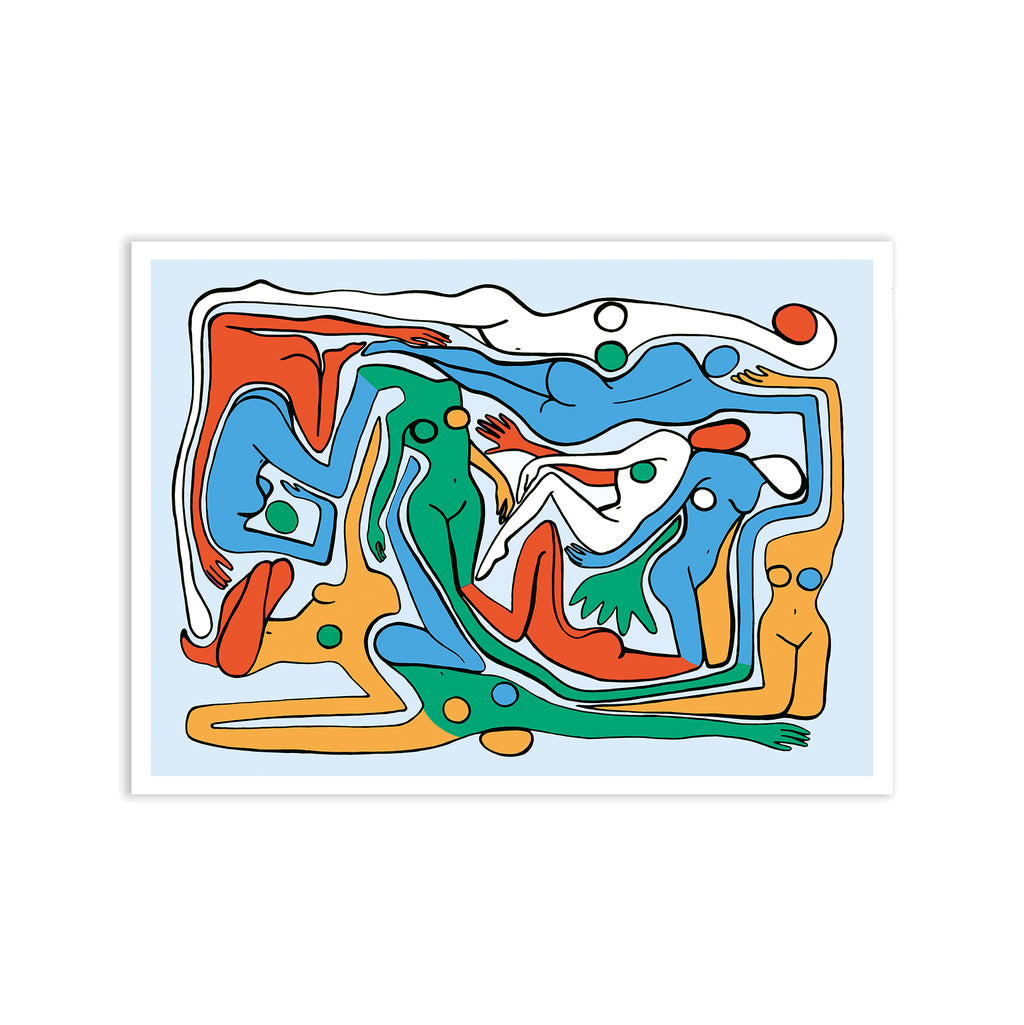 ECSTATIC NUDES 3 Blue Print