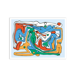 ECSTATIC NUDES 3 Blue Print