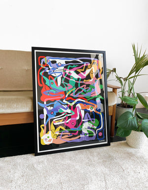 ECSTATIC CLASH 3 Limited Fine Art Print