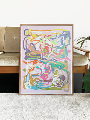 ECSTATIC CLASH 3 Limited Fine Art Print