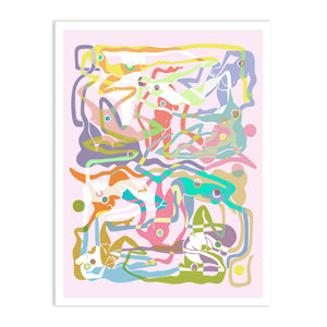 ECSTATIC CLASH 3 Limited Fine Art Print