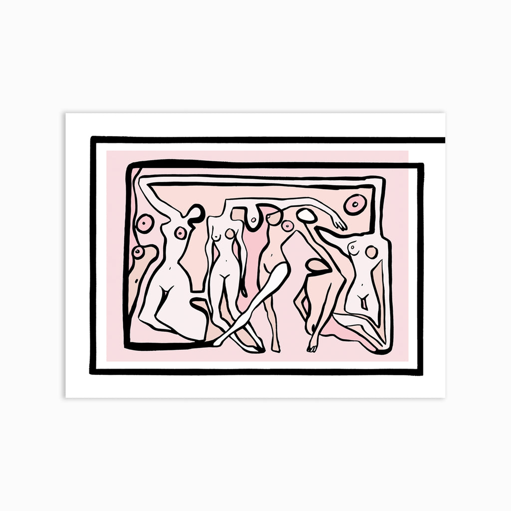 PSYCHEDELIC NUDES Poster Print